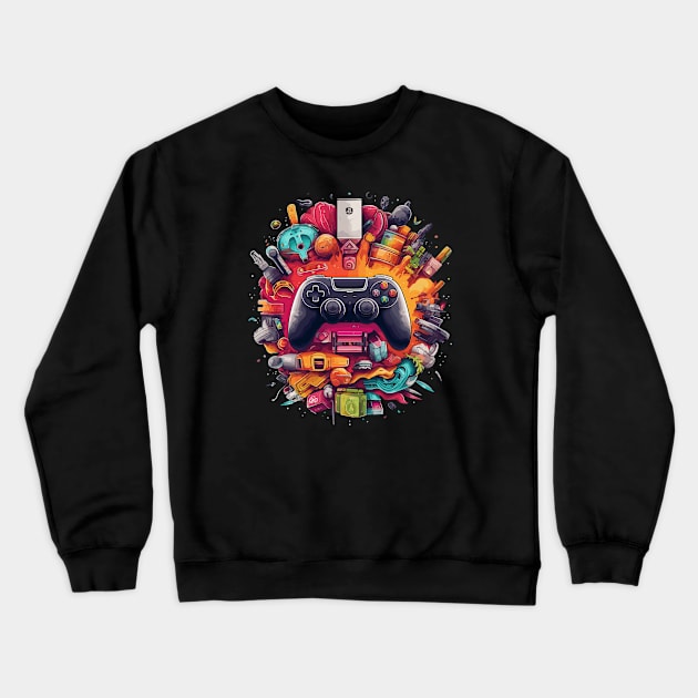 Gamer Crewneck Sweatshirt by MBNEWS